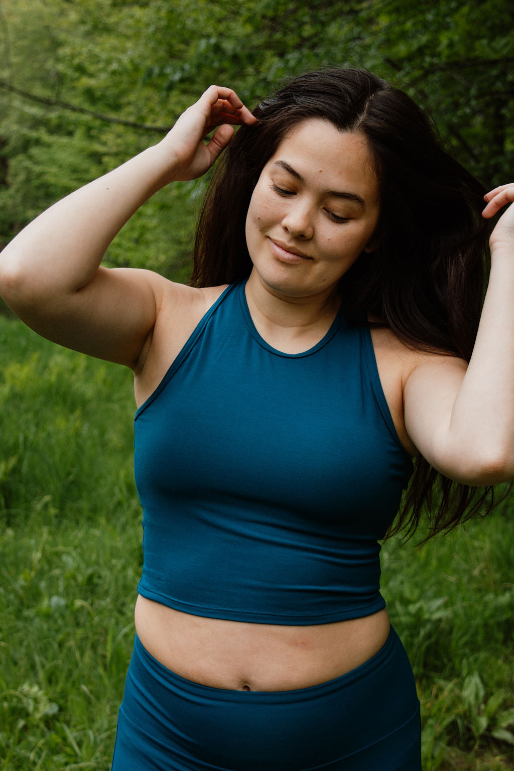 Zero Waste Racerback Crop Top