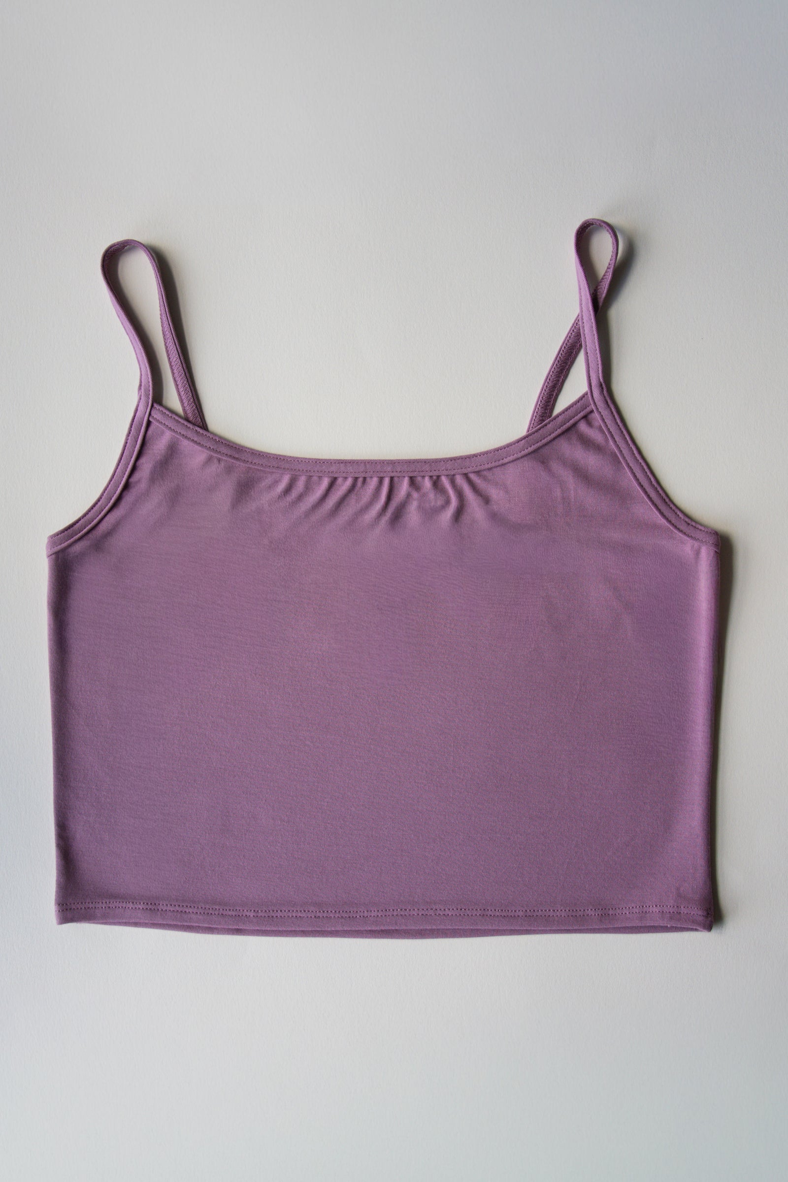 Crop top zéro déchet à fines bretelles