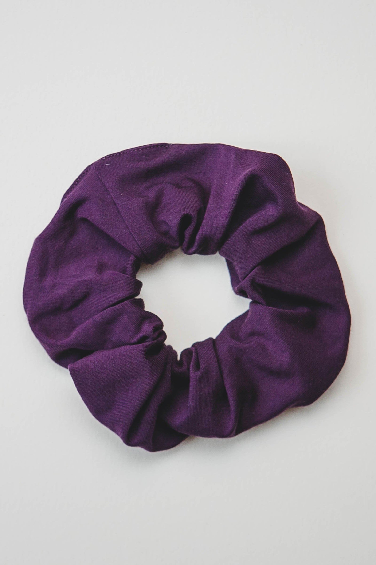 The Zero Waste Scrunchie - PLAIN Scrunchie Clothes & Roads Large Plum