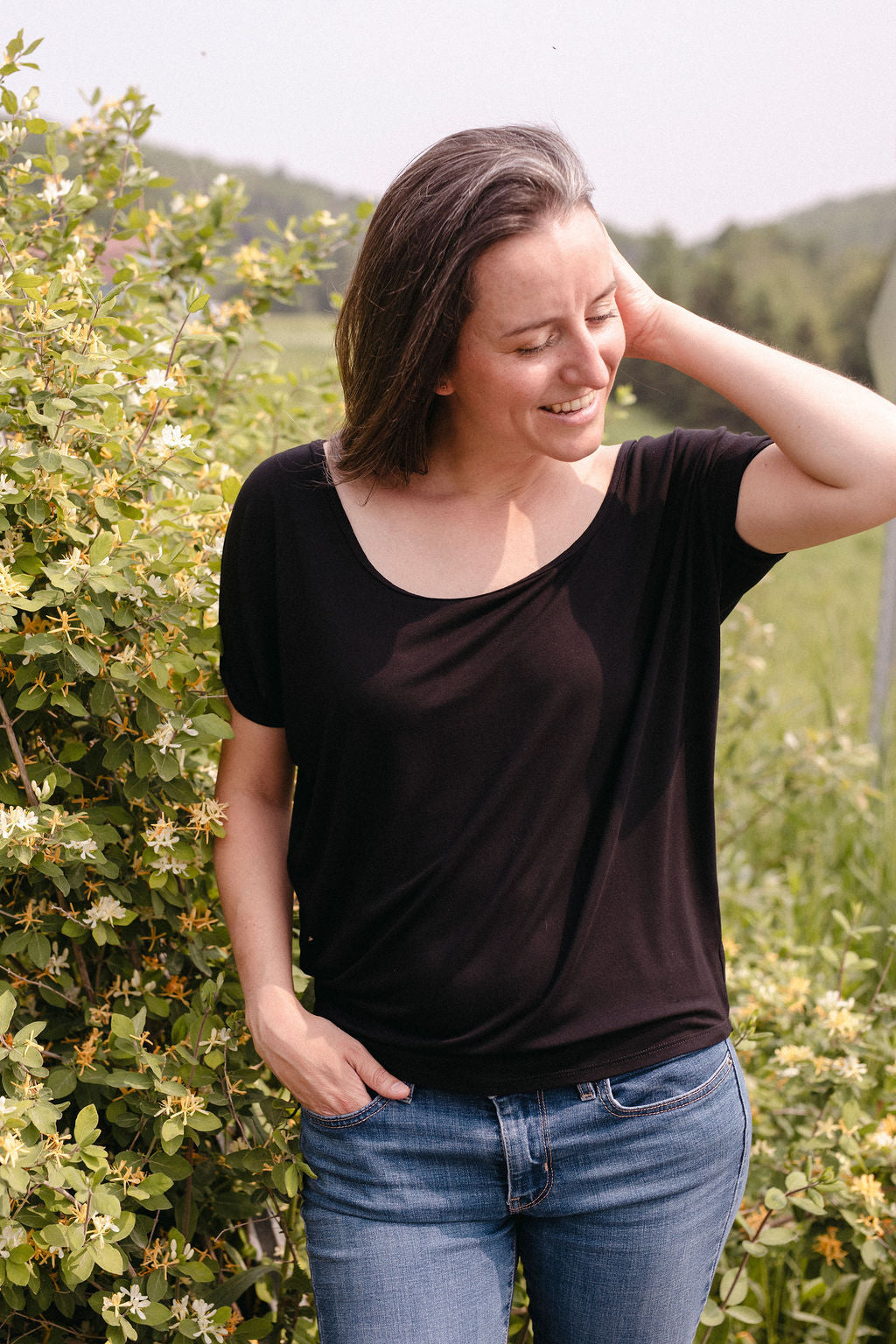 The Reversible Boatneck & Square Neckline Top