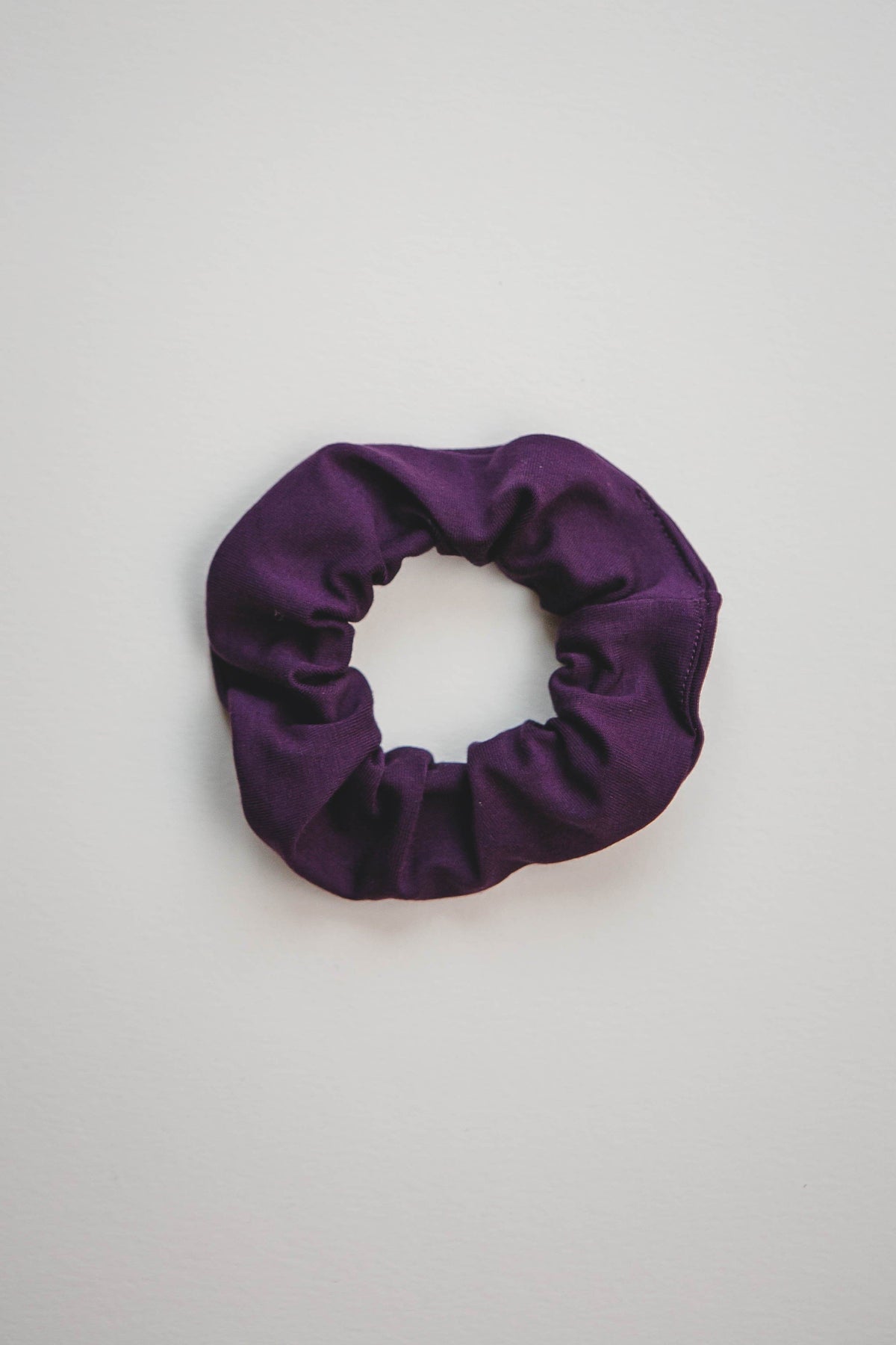 The Zero Waste Scrunchie - PLAIN Scrunchie Clothes &amp; Roads Regular Plum 