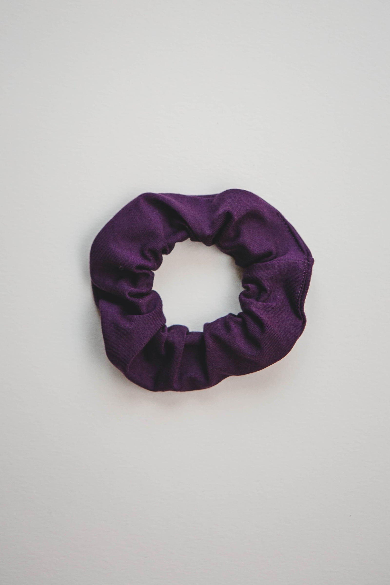 The Zero Waste Scrunchie - PLAIN Scrunchie Clothes & Roads Regular Plum 