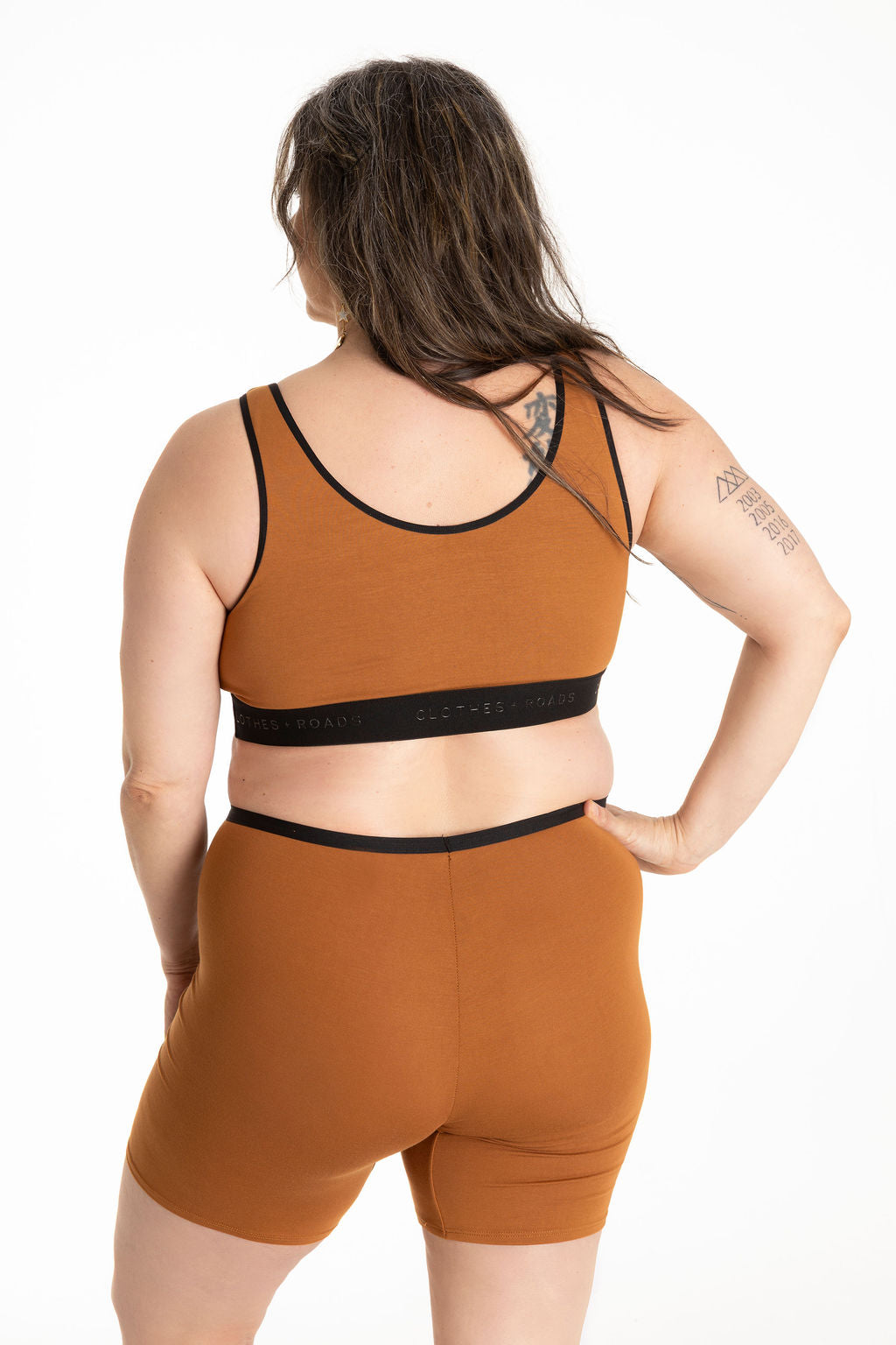 Redwood bralette and redwood long women's boxer