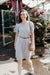 The T-Shirt Dress - TENCEL / ORGANIC COTTON Clothes & Roads X-Small Blue-grey 