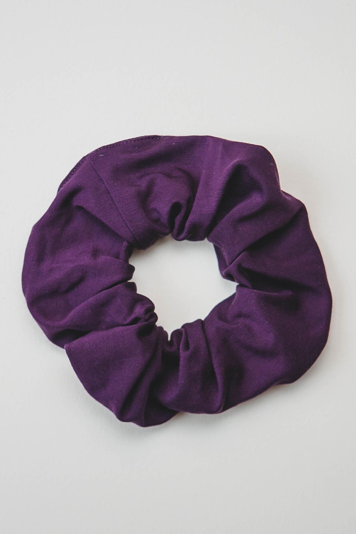The Zero Waste Scrunchie - PLAIN Scrunchie Clothes & Roads Large Plum 