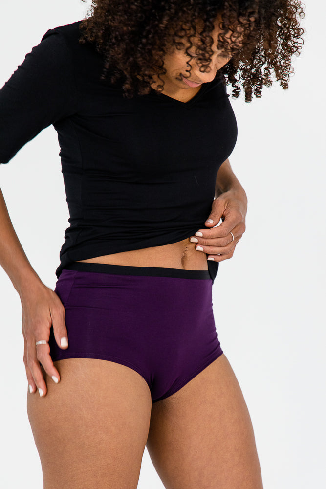 Women's Soft Spandex High Waisted Boyshort Underwear — Mist – LumberUnion