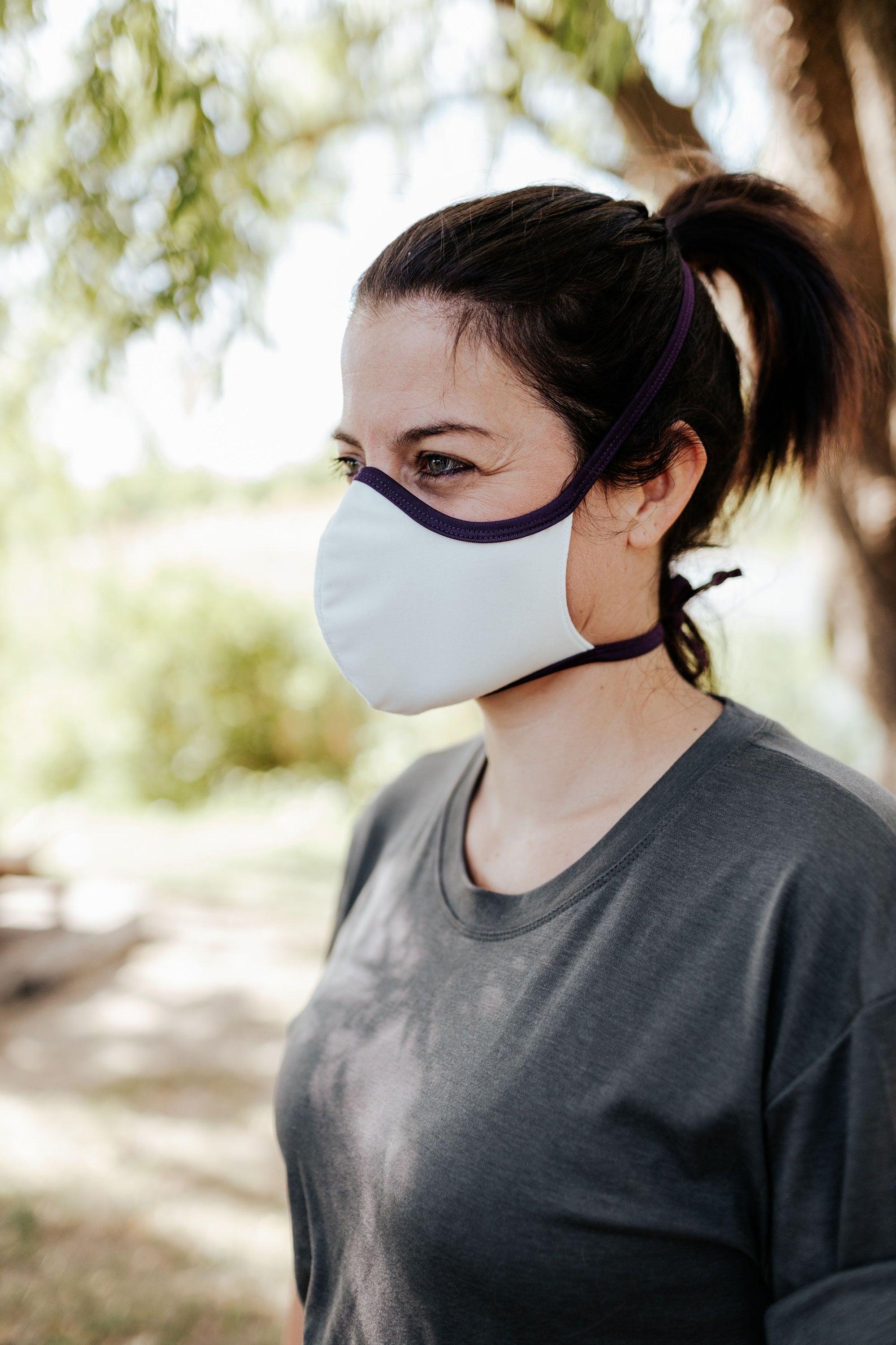 Mask Clothes & Roads Medium Eggplant 