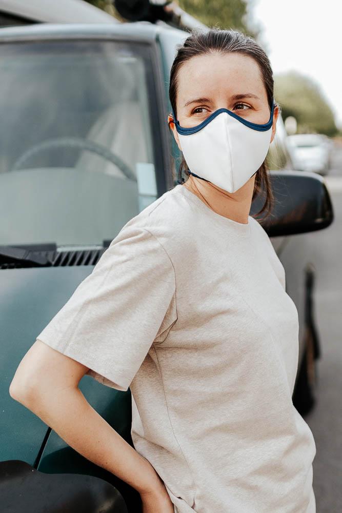 Mask Clothes & Roads Medium Navy 