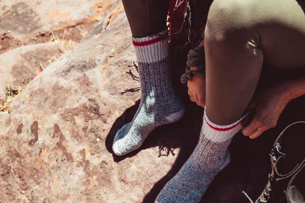 The authentic – Unisex wool socks Socks Clothes & Roads 