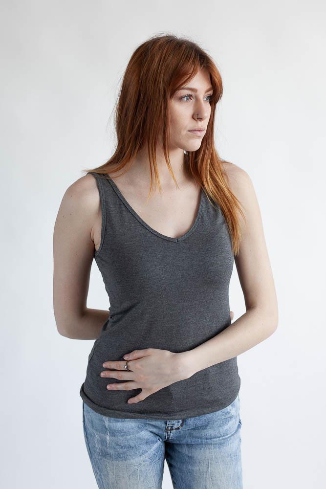 The Reversible Roundtrip Camisole Clothes & Roads X-Small Grey 