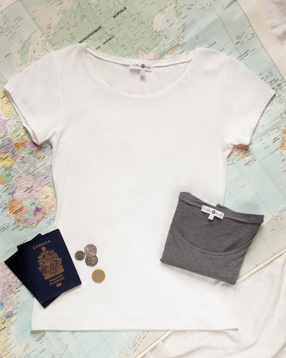 The Wanderer T-Shirt Top Clothes &amp; Roads X-Small Ivory 